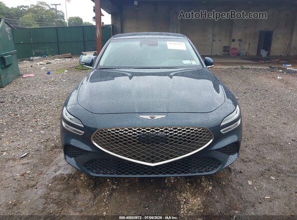 KMTG34SC5SU149358 2025 GENESIS G70 Синий Вид задней части салона