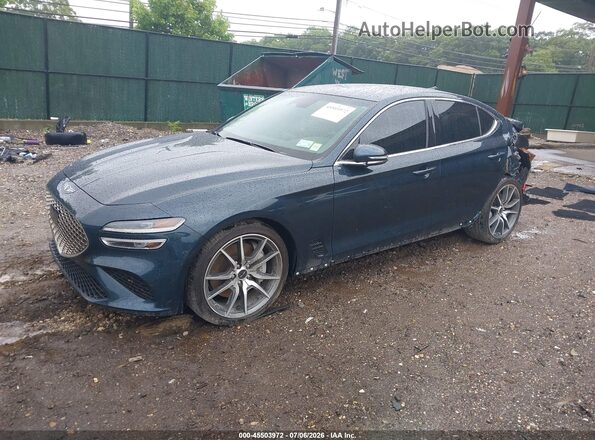 KMTG34SC5SU149358 2025 GENESIS G70 Синий Передняя левая четверть