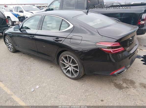 KMTG34SC9SU149279 2025 GENESIS G70 Черный Задняя левая четверть