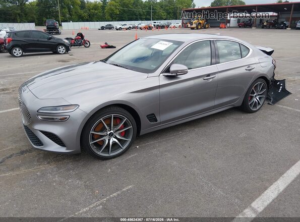 KMTG34SC9SU155311 2025 GENESIS G70 Brown Front left
