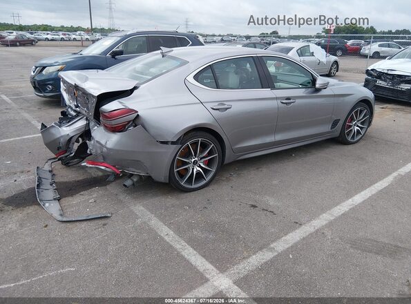 KMTG34SC9SU155311 2025 GENESIS G70 Brown Rear right