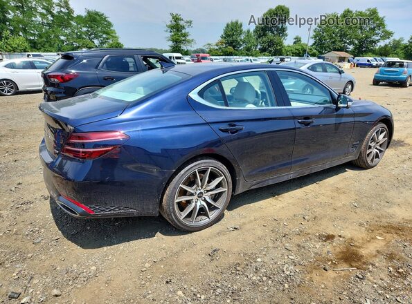 KMTG34SC9TU162566 2026 GENESIS G70 Синий Задняя правая четверть