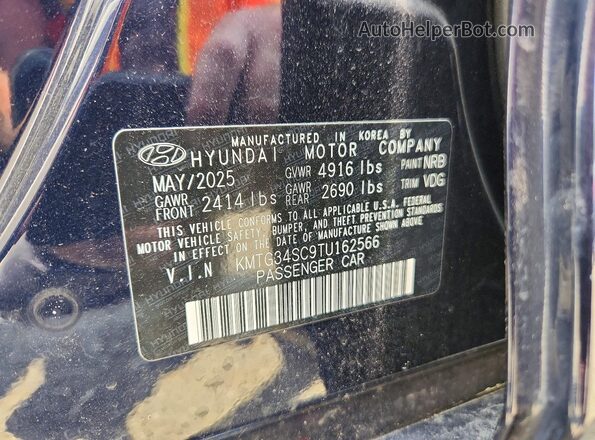 KMTG34SC9TU162566 2026 GENESIS G70 Синий Вид подкапотного пространства