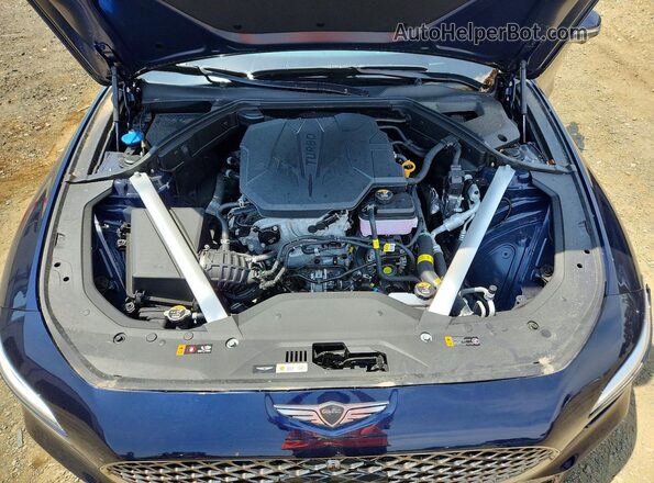 KMTG34SC9TU162566 2026 GENESIS G70 Синий Вид задней части салона