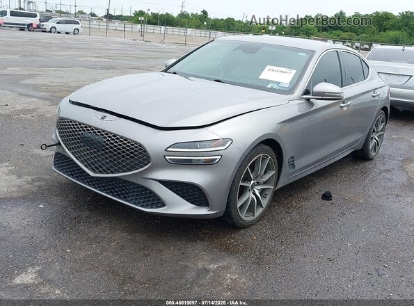 KMTG34SCXRU142609 2024 GENESIS G70 Gray Передня ліва чверть