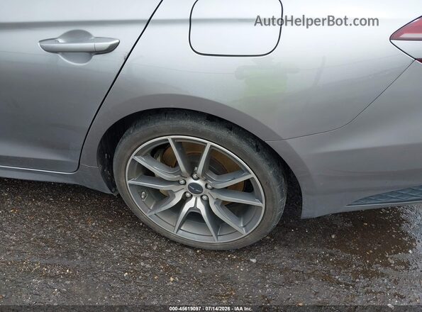 KMTG34SCXRU142609 2024 GENESIS G70 Gray Вид задньої частини салону