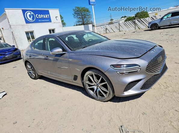 KMTG34TA1PU123747 2023 GENESIS G70 Серебряный Передняя правая четверть