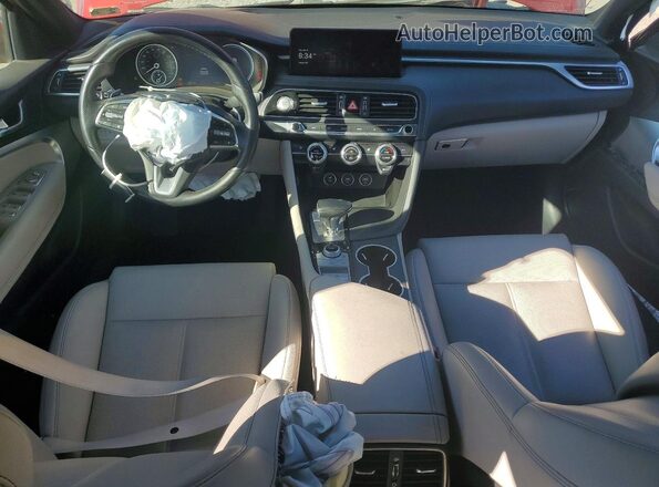 KMTG34TA2NU095583 2022 GENESIS G70 Красный Вид панели приборов