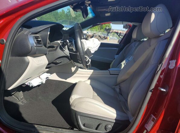 KMTG34TA2NU095583 2022 GENESIS G70 Красный Вид салона спереди