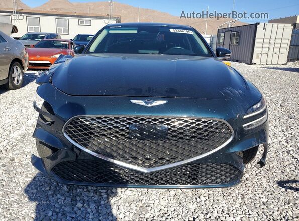 KMTG34TA2PU123644 2023 GENESIS G70 Green Front view