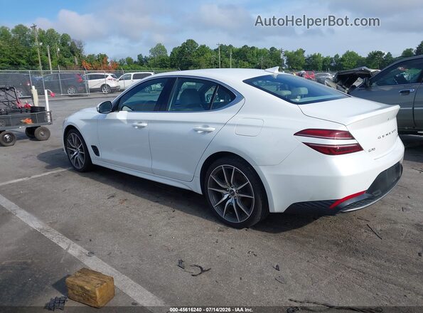 KMTG34TA2PU127094 2023 GENESIS G70 White Задня ліва чверть