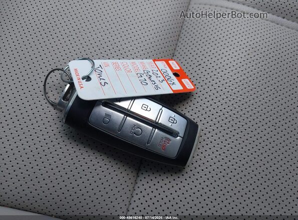 KMTG34TA2PU127094 2023 GENESIS G70 White Вид панелі приладів