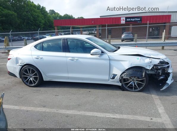 KMTG34TA2PU127094 2023 GENESIS G70 White Вид задньої частини салону