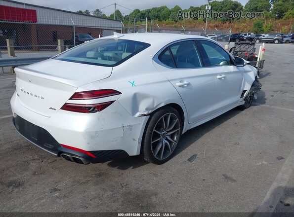 KMTG34TA2PU127094 2023 GENESIS G70 White Задня права чверть