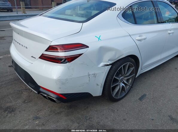 KMTG34TA2PU127094 2023 GENESIS G70 White Вид спереду