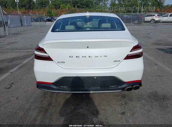 KMTG34TA2PU127094 2023 GENESIS G70 White 