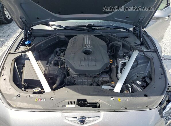 KMTG34TA5NU087171 2022 GENESIS G70 Gray Widok wnętrza z tyłu