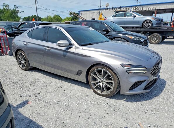 KMTG34TA5NU087171 2022 GENESIS G70 Gray Przód prawy