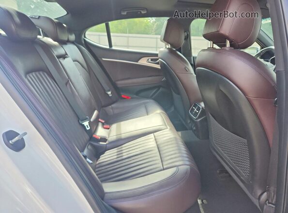 KMTG34TA6NU098244 2022 GENESIS G70 White უკანა სავარძლების ხედი