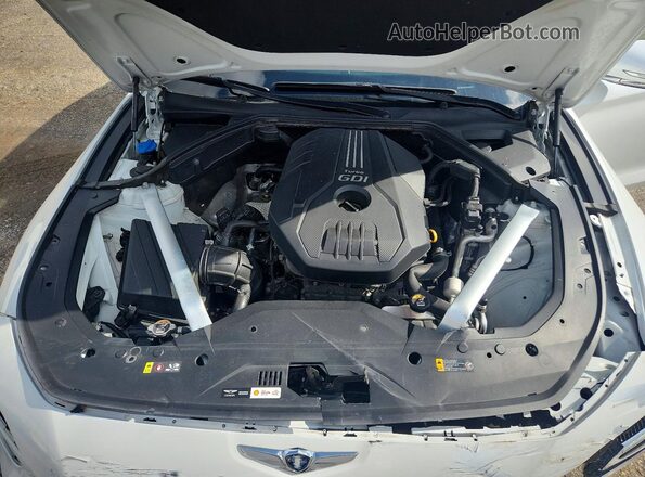 KMTG34TA6NU098244 2022 GENESIS G70 White უკანა სალონის ხედი