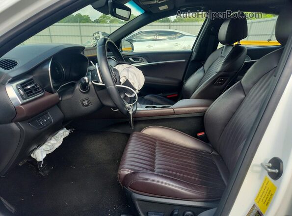 KMTG34TA6NU098244 2022 GENESIS G70 White წინა სალონის ხედი