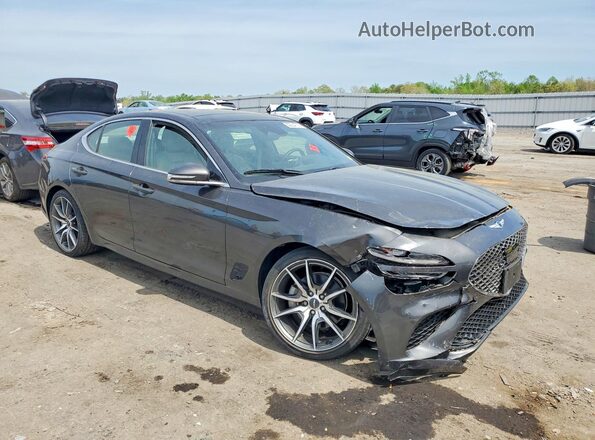 KMTG34TA8NU103265 2022 GENESIS G70 Gray Delantero derecho