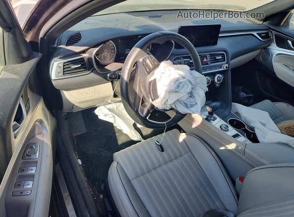 KMTG34TA8NU103265 2022 GENESIS G70 Gray Vista de los asientos traseros