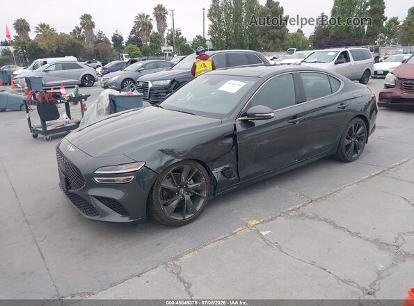 KMTG34TAXPU124265 2023 GENESIS G70 Green Vista tres cuartos delantera izquierda