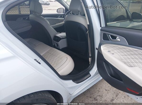 KMTG44LA7KU025912 2019 GENESIS G70 Gray Vista de la etiqueta del VIN