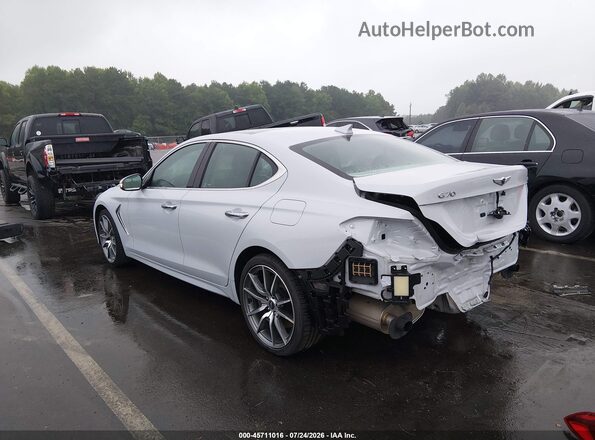 KMTG54LE0LU046361 2020 GENESIS G70 Light Blue Задня ліва чверть