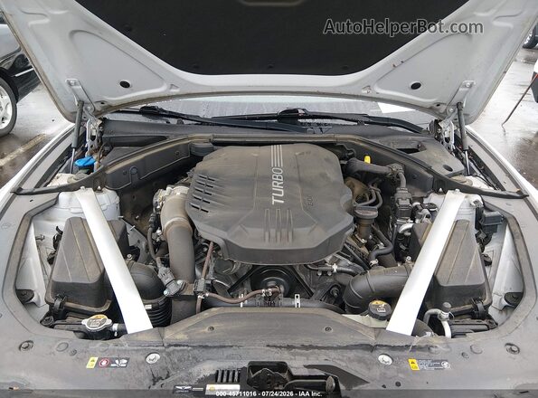 KMTG54LE0LU046361 2020 GENESIS G70 Light Blue Вид ззаду