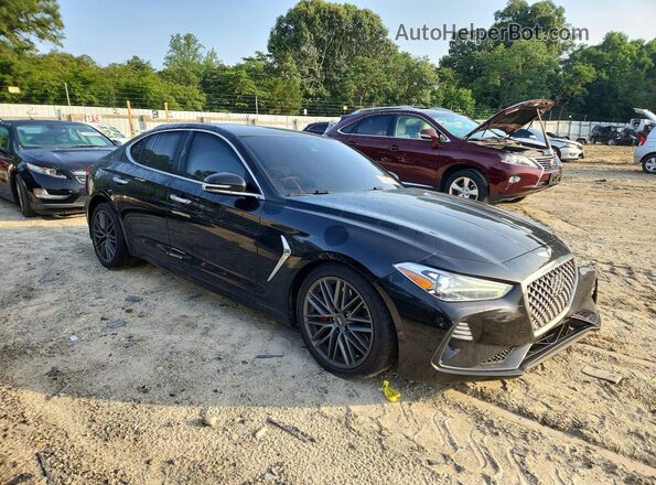 KMTG54LE8KU032156 2019 GENESIS G70 Black Առջևի աջ