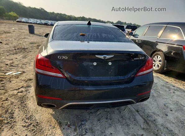 KMTG54LE8KU032156 2019 GENESIS G70 Black Հետևի տեսք