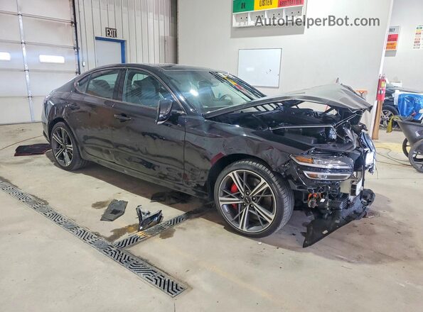 KMTG54SE3SU151640 2025 GENESIS G70 Black Przód prawy