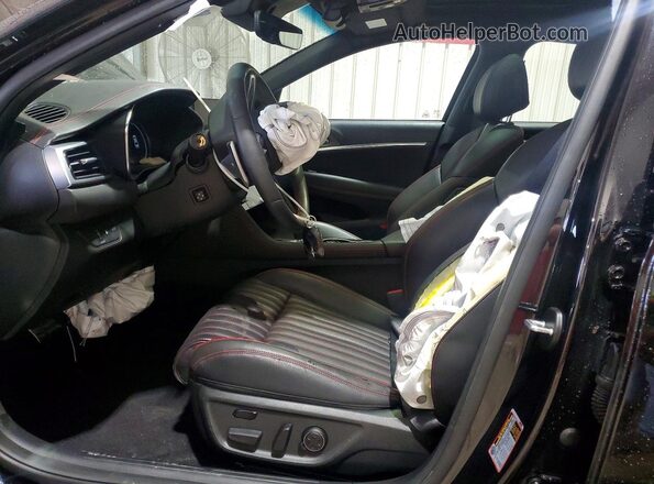 KMTG54SE3SU151640 2025 GENESIS G70 Black Widok wnętrza z przodu