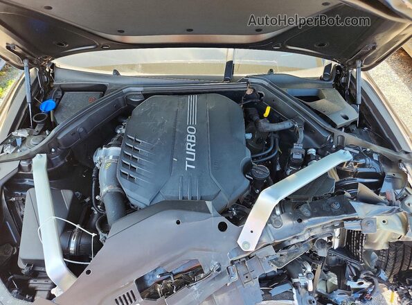 KMTG54SE3SU151640 2025 GENESIS G70 Black Widok wnętrza z tyłu