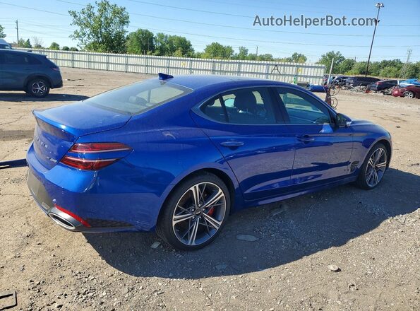 KMTG54SE3SU154277 2025 GENESIS G70 Blue Հետևի աջ