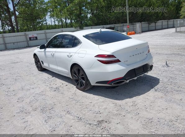 KMTG54TE7PU110272 2023 GENESIS G70 Белый Задняя левая четверть