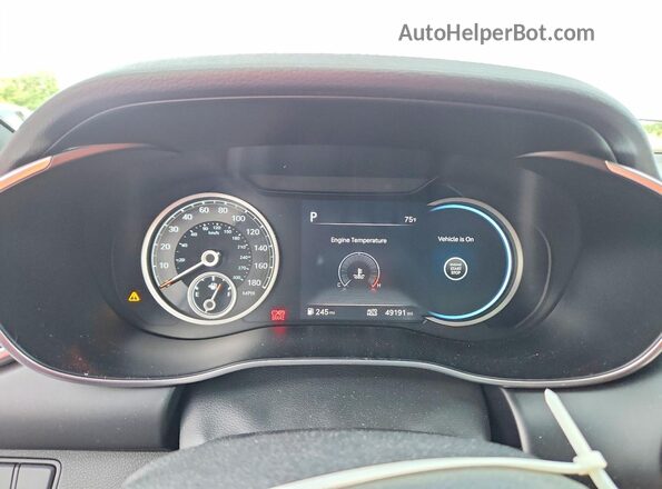 KMTG54TEXPU104935 2023 GENESIS G70 Серебряный Вид щитка приборов