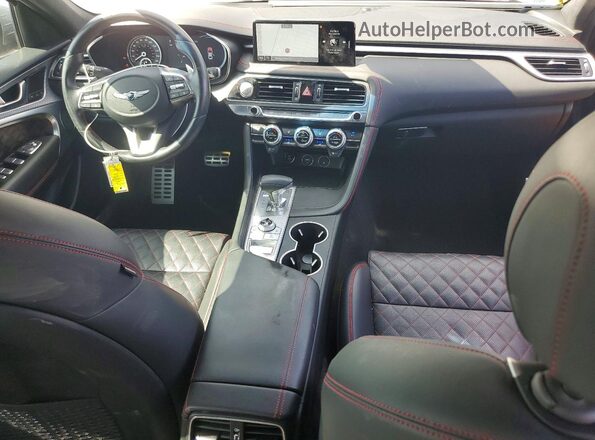 KMTG54TEXPU121704 2023 GENESIS G70 Gray Вид панелі приладів