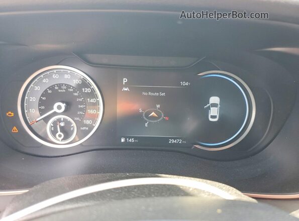 KMTG54TEXPU121704 2023 GENESIS G70 Gray Вид щитка приладів