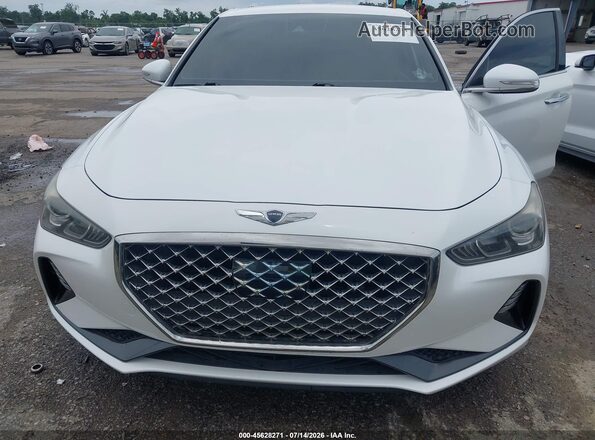KMTG64LA3LU051161 2020 GENESIS G70 White Vista frontal