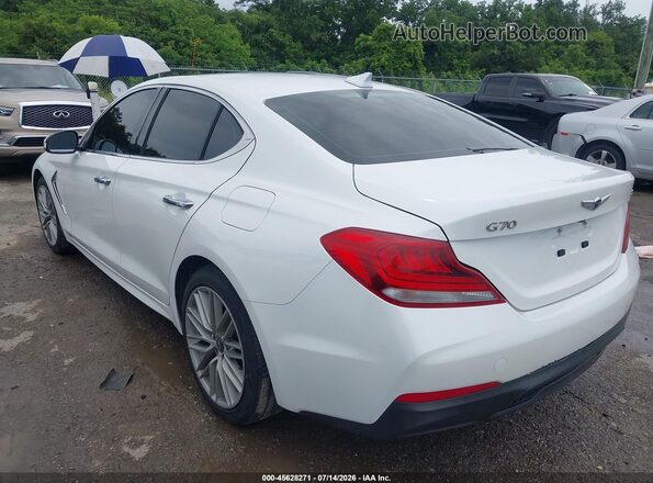 KMTG64LA3LU051161 2020 GENESIS G70 White Trasero izquierdo