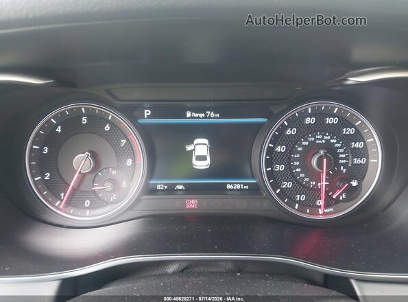 KMTG64LA3LU051161 2020 GENESIS G70 White Vista de los asientos traseros