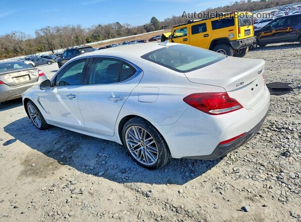 KMTG64LA4LU055851 2020 GENESIS G70 White Հետևի ձախ
