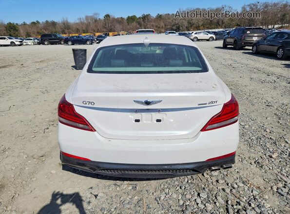 KMTG64LA4LU055851 2020 GENESIS G70 White Հետևի տեսք