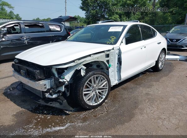 KMTG64LA4LU060032 2020 GENESIS G70 Белый Передняя левая четверть