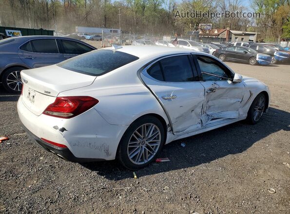 KMTG64LA5MU079724 2021 GENESIS G70 White Trasero derecho