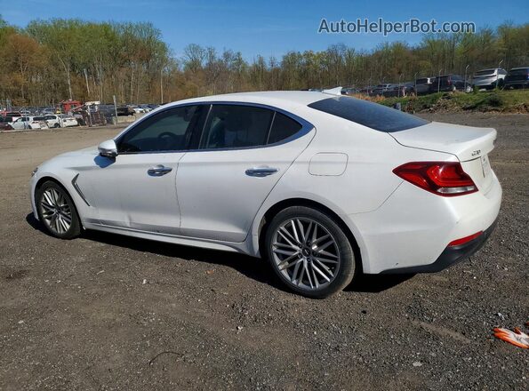 KMTG64LA5MU079724 2021 GENESIS G70 White Trasero izquierdo