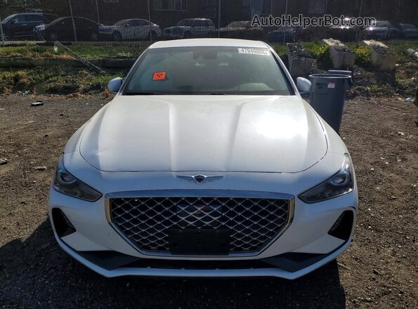 KMTG64LA5MU079724 2021 GENESIS G70 White Vista frontal